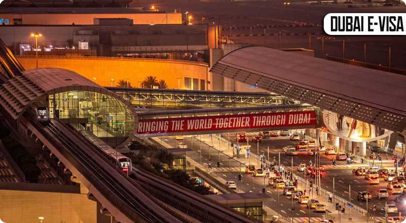 هزینه بلیط مترو در فرودگاه دبی
