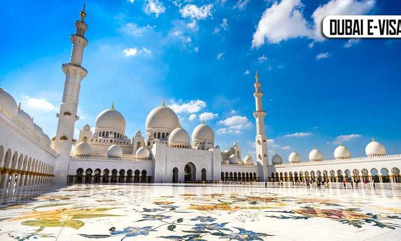 مسجد جامع شیخ زاید ابوظبی امارات - ویزای دبی